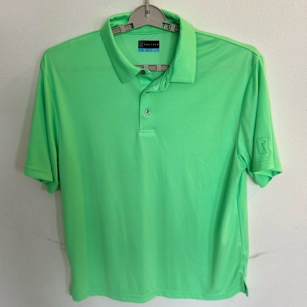 PGA Tour Men’s Mint Green Golf Polo

Size L